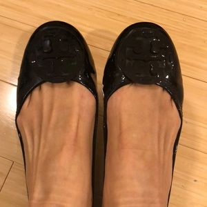 Tory Burch Reva Ballerina Flats Size 8